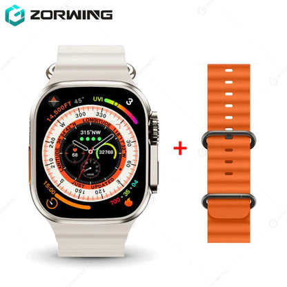 H11 Ultra Smart Watch Men 49Mm GPS NFC Smartwatch Titanium Alloy 173 Sport Mode Fitness Watch for Android IOS with Strap Lock