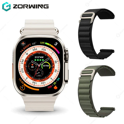 H11 Ultra Smart Watch Men 49Mm GPS NFC Smartwatch Titanium Alloy 173 Sport Mode Fitness Watch for Android IOS with Strap Lock